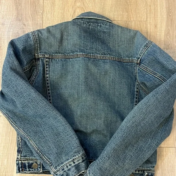 Abercrombie and Fitch Vintage Jean Jacket Youth Large - Picture 3 of 4